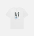 MADE in USA 1982 Run Club Mens Short Sleeve Shirt White