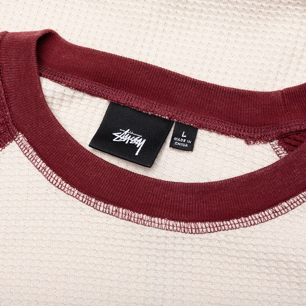 Raglan Thermal 2 Tone Off White