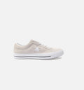 One Star Ox Low Suede Mens Shoes White White