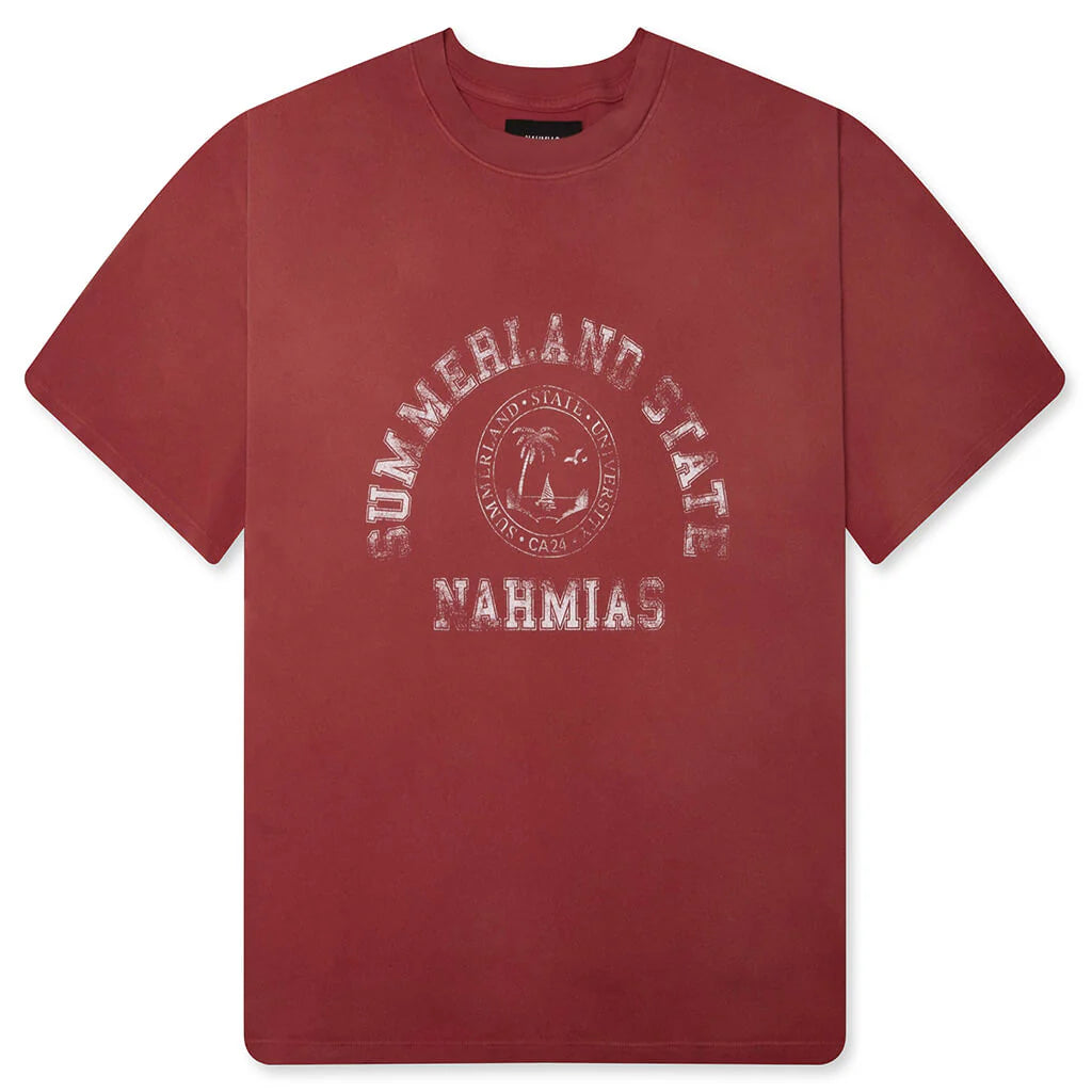 Summerland State Boxy Tee Ruby