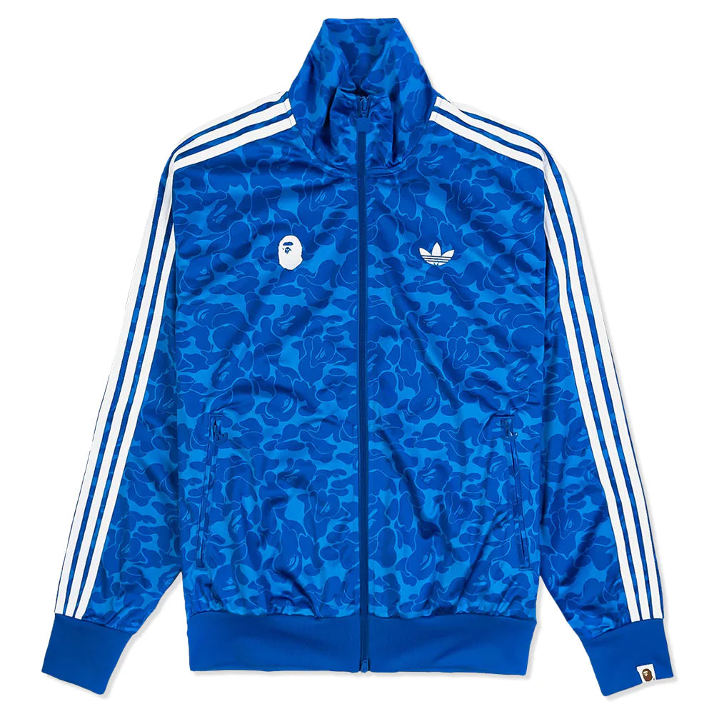 Adidas x BAPE Track Jacket All Over Print Blue