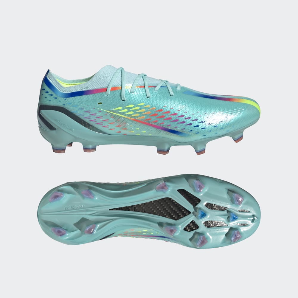 adidas X Speed Portal 1 FG Firm Ground Soccer Cleats Aqua Red