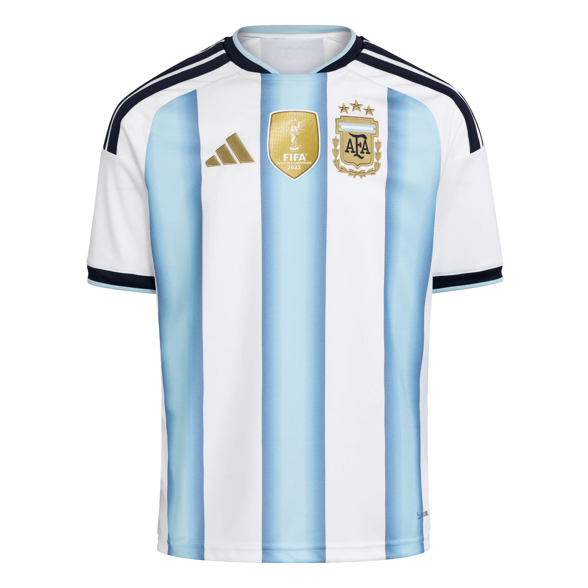 adidas Argentina Home Youth Soccer Jersey 26 White Blue