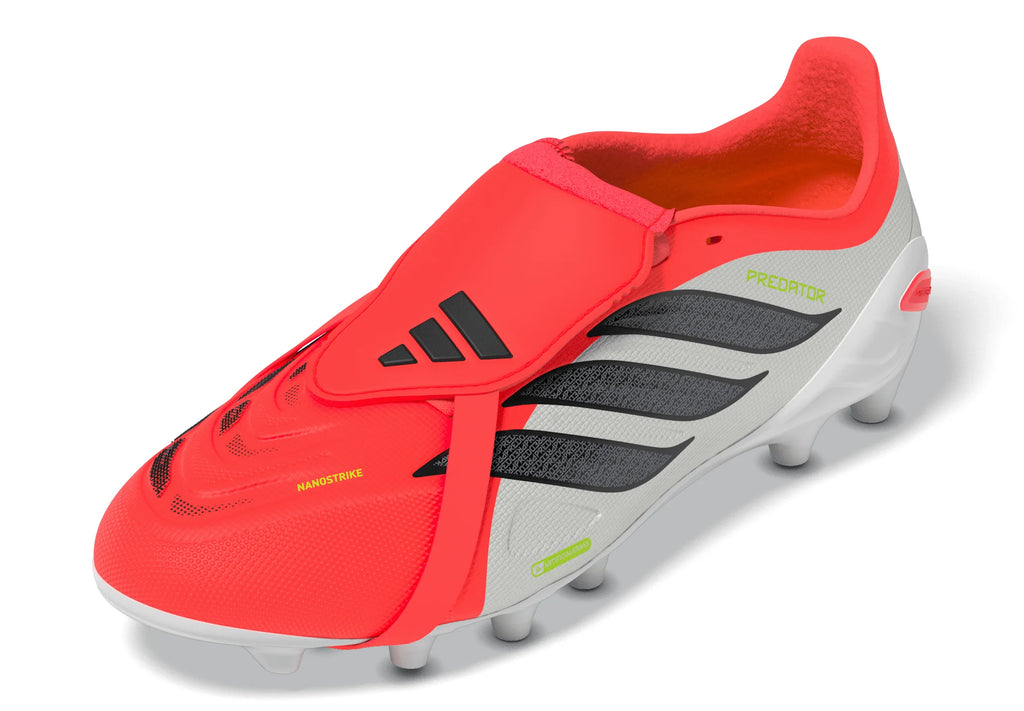 adidas Predator League Fold Over Tongue AG Artificial Ground Youth Soccer Cleats Red Black White