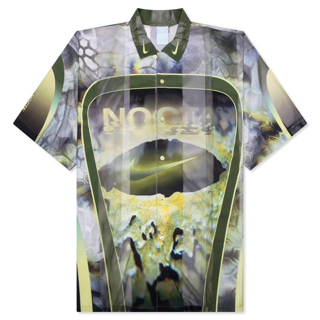 Nike x Nocta NRG Opal Button Down Pilgrim Oil Green Black
