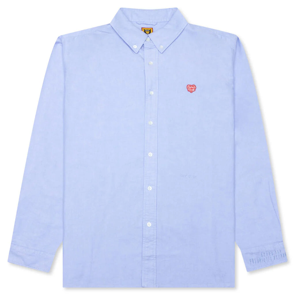 Oxford BD L S Shirt Blue
