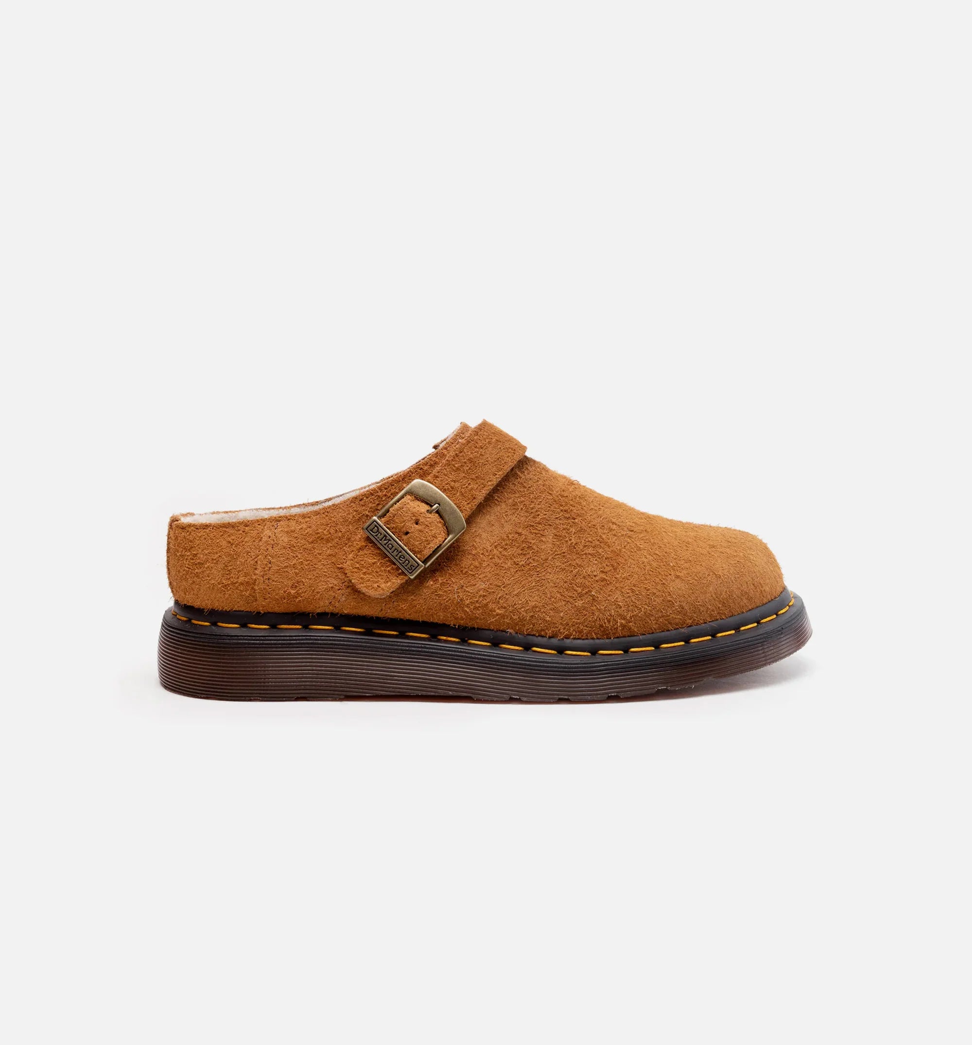 Isham Faux Shearling Lined Suede Slingback Mens Lifestyle Shoe Pecan Brown