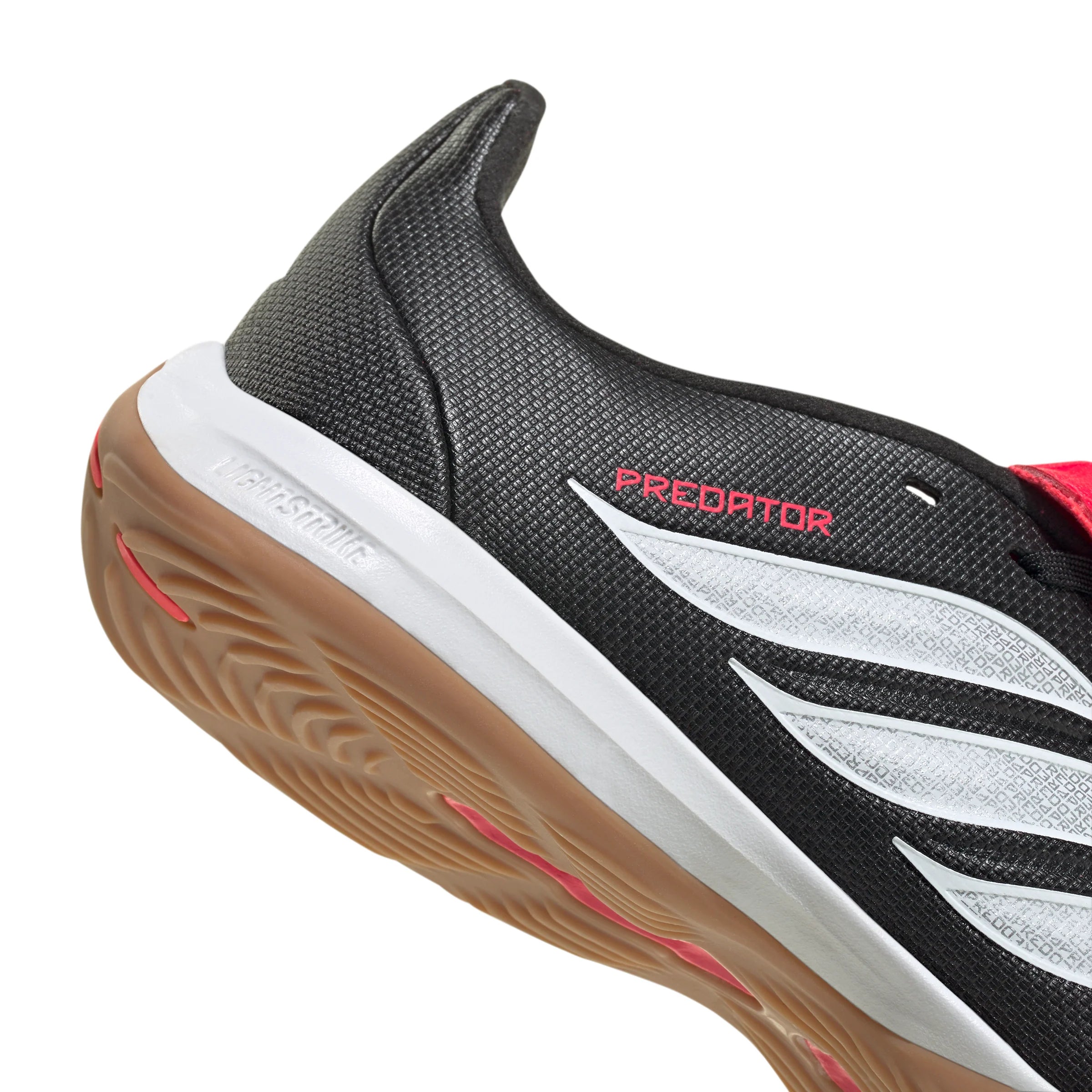 adidas Predator League Fold Over Tongue IN Indoor Youth Soccer Shoes Black White