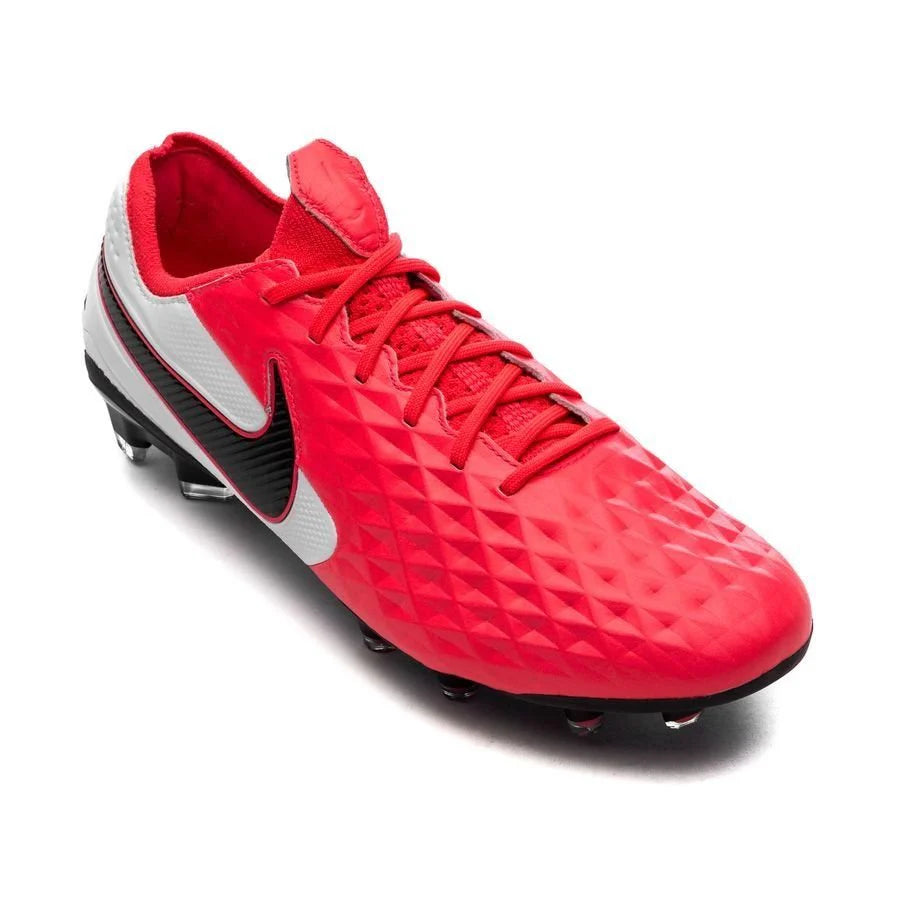 Nike Legend 8 Elite FG Firm Ground Soccer Cleats Crimson Black White
