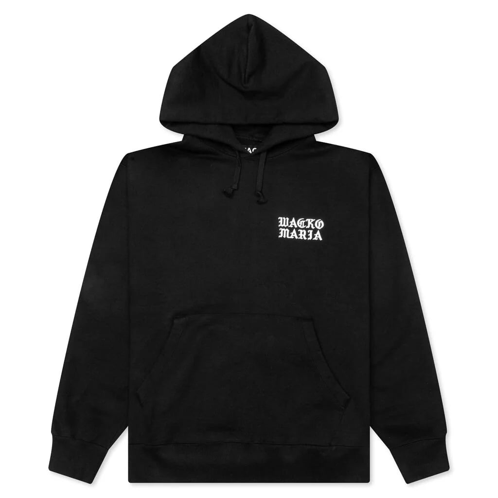 Heavy Weight Pullover Hooded Sweat Shirt Type 2 Black