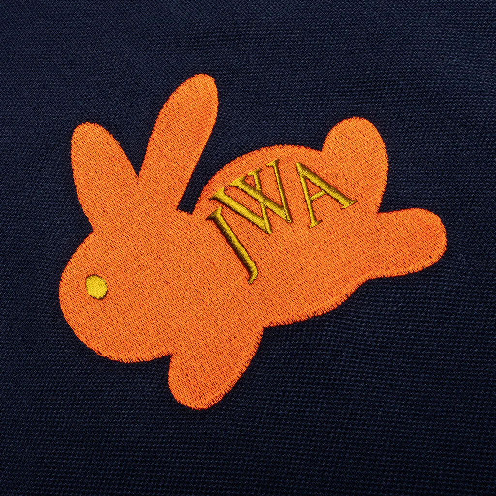 Bunny Embroidery Polo Shirt Navy