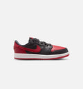 Air Jordan 1 Retro Low OG Banned Preschool Lifestyle Shoe Black Black Varsity Red Summit White Free Shipping