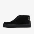 CLARKS X PLEASURES TORNHILL WOVEN BLACK SUEDE