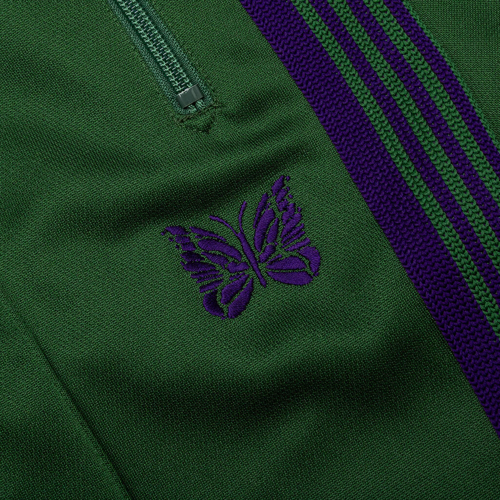 Narrow Track Pant Poly Smooth Ivy Green