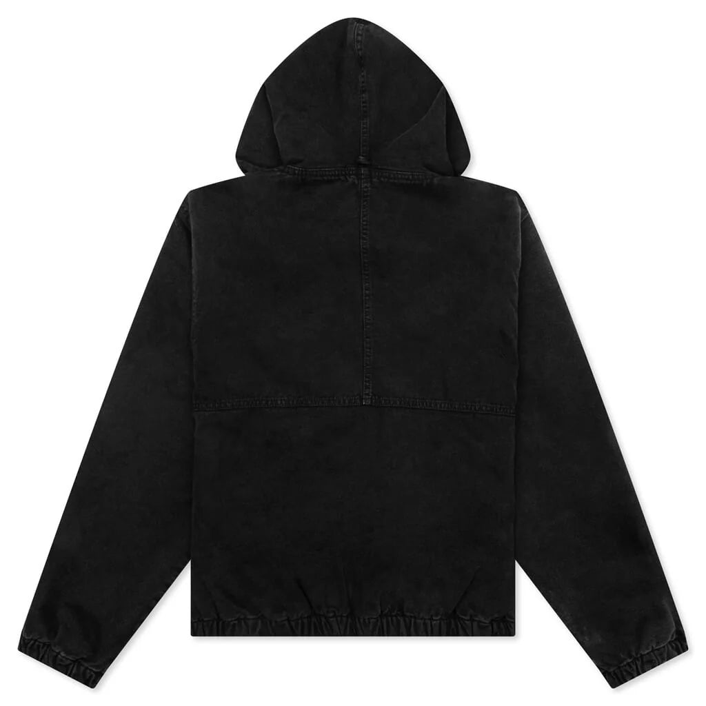 Canvas Insulated Work Jacket Black