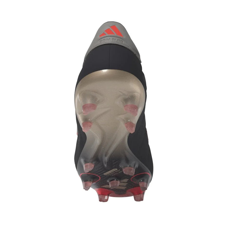 adidas Copa Pure 2 Elite Firm Ground Soccer Cleats Black Platin Metallic Turbo