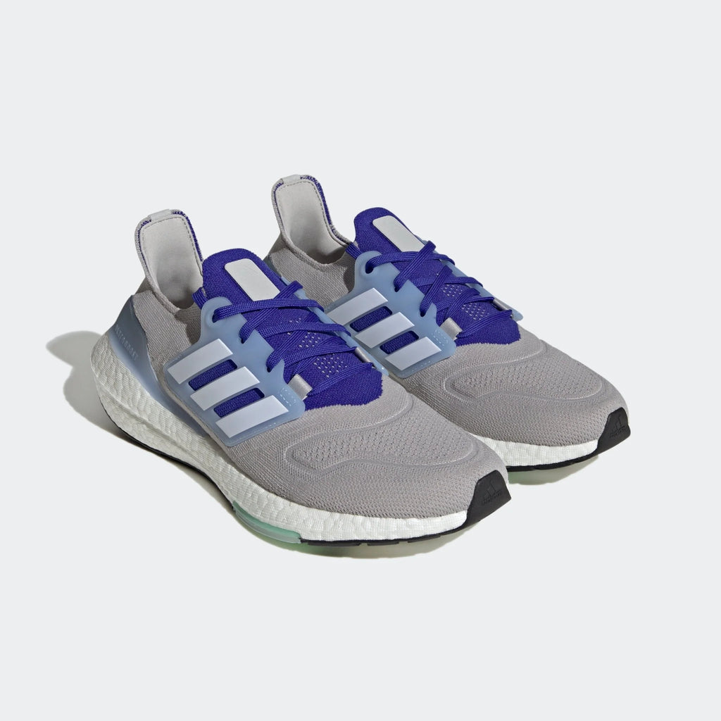 adidas Ultraboost 22 Grey White Lucid Blue