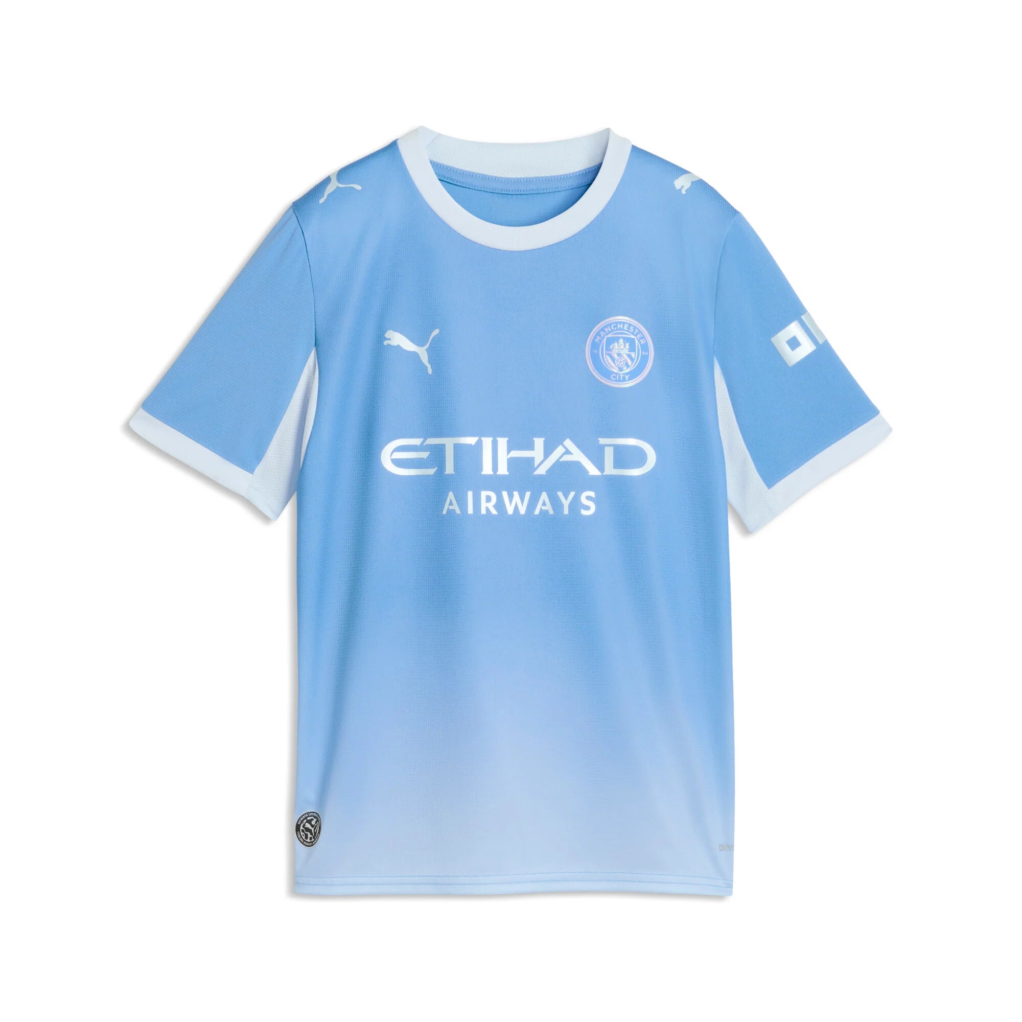 PUMA Manchester City Home Youth Soccer Jersey 2026 Light Blue Icy Blue