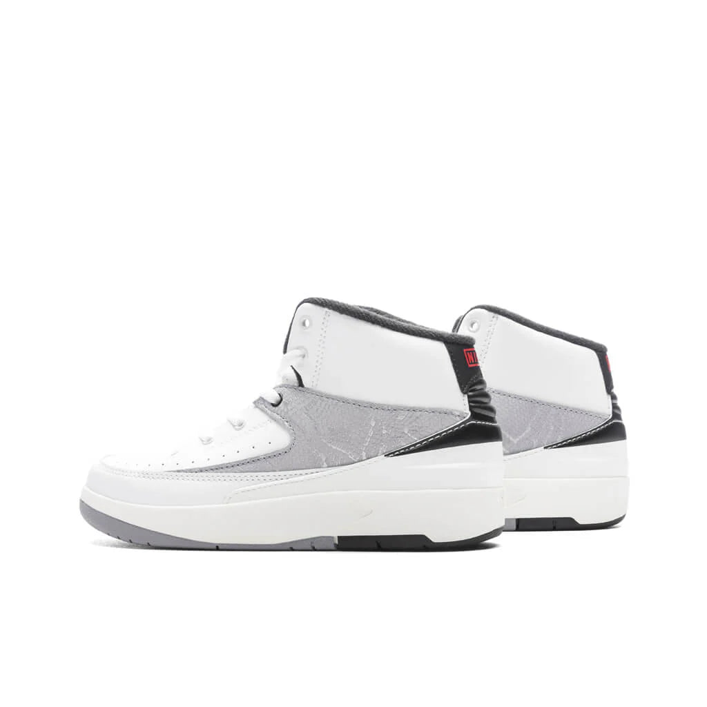 Air Jordan 2 Retro PS Python White Fire Red Cement Grey
