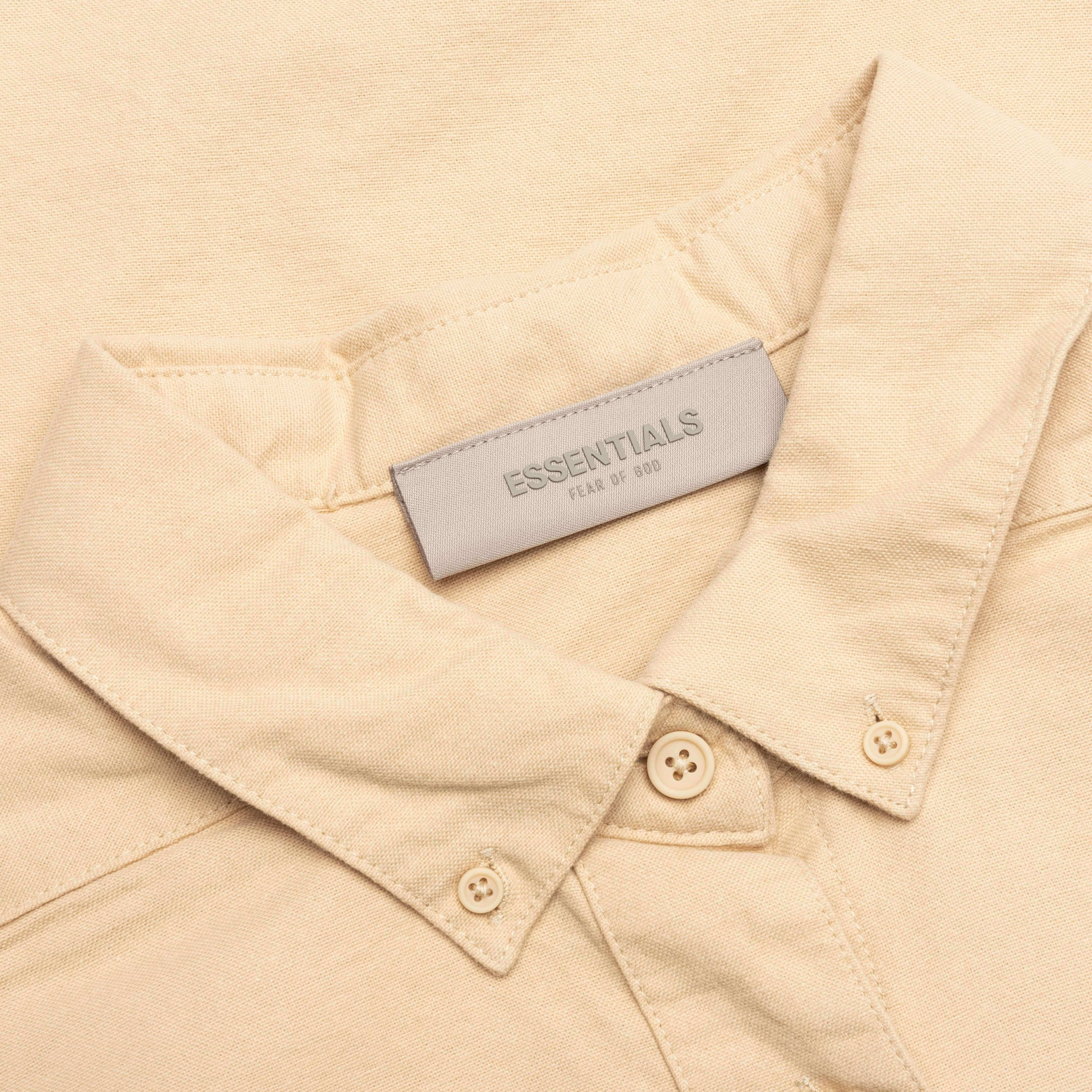 Womens L S Oxford Sand