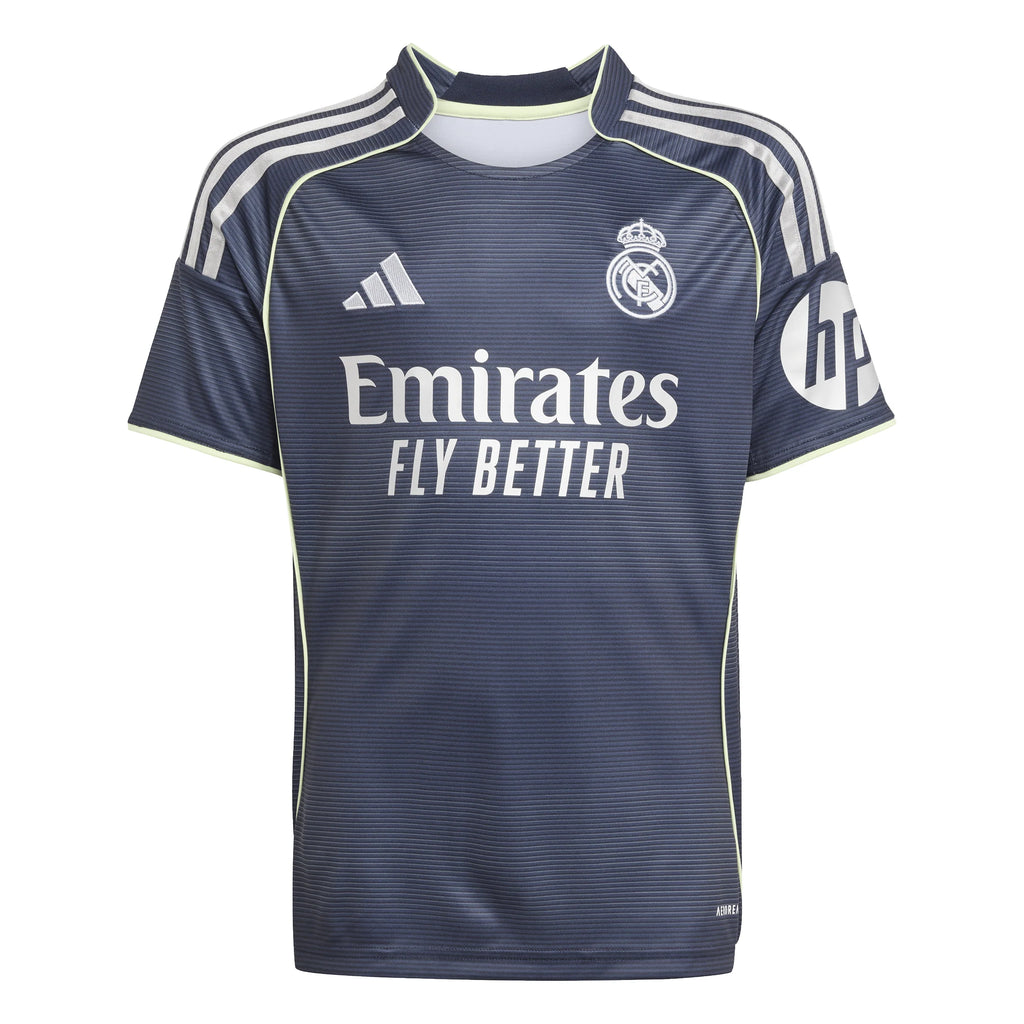 adidas Real Madrid Youth Away Soccer Jersey 25 26 Blue