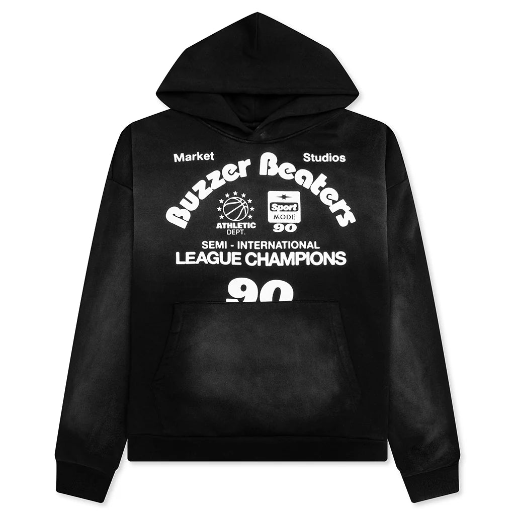 Buzzer Beaters Hoodie Washed Black