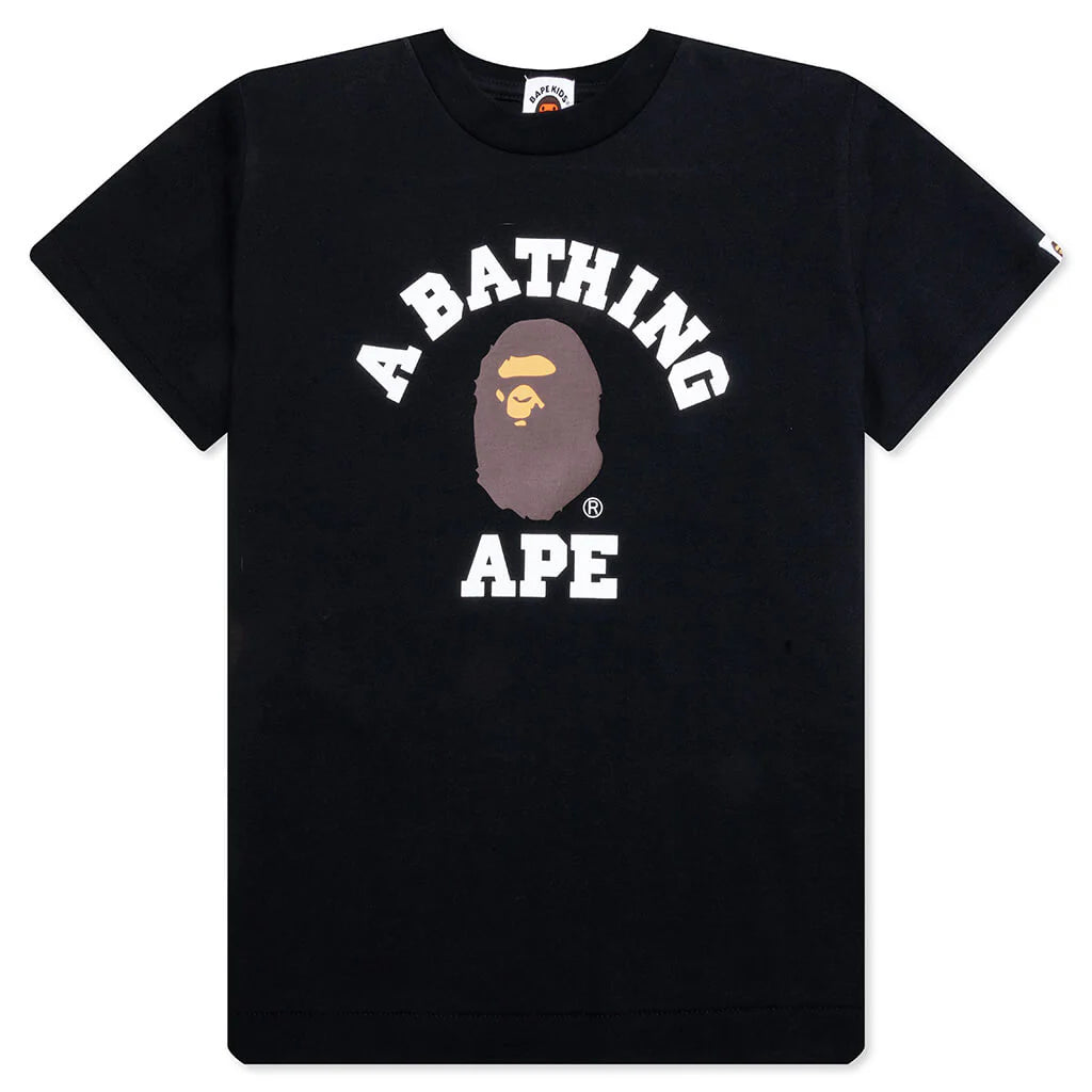 Kids College Tee Black