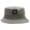 Nylon Metal Bucket Hat Natural Beige