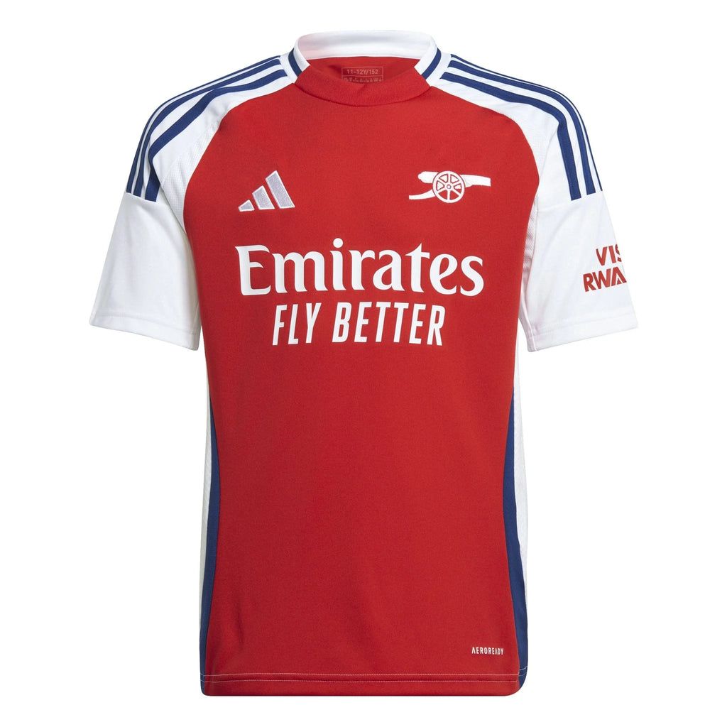 adidas Youth Arsenal Home Jersey 24 25 Scarlet White
