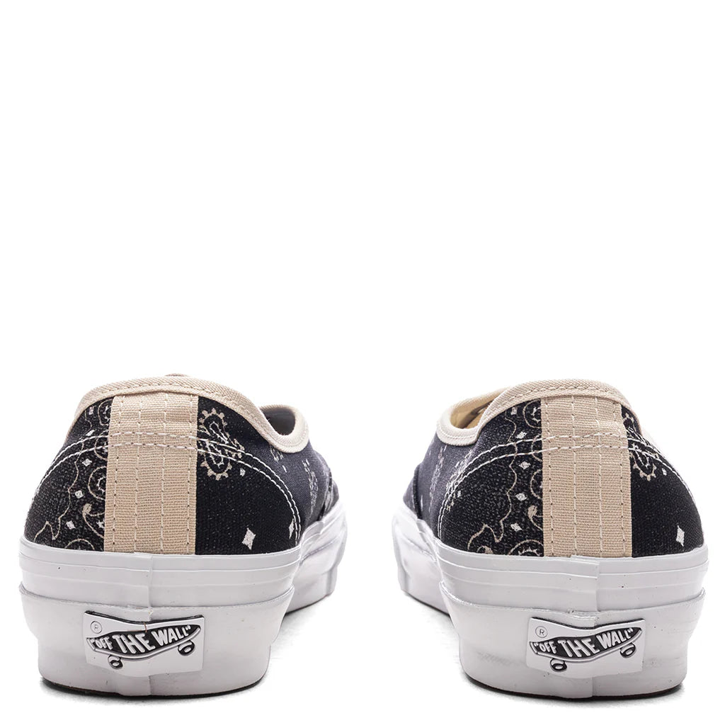 LX Premium Authentic Faded Paisley Black