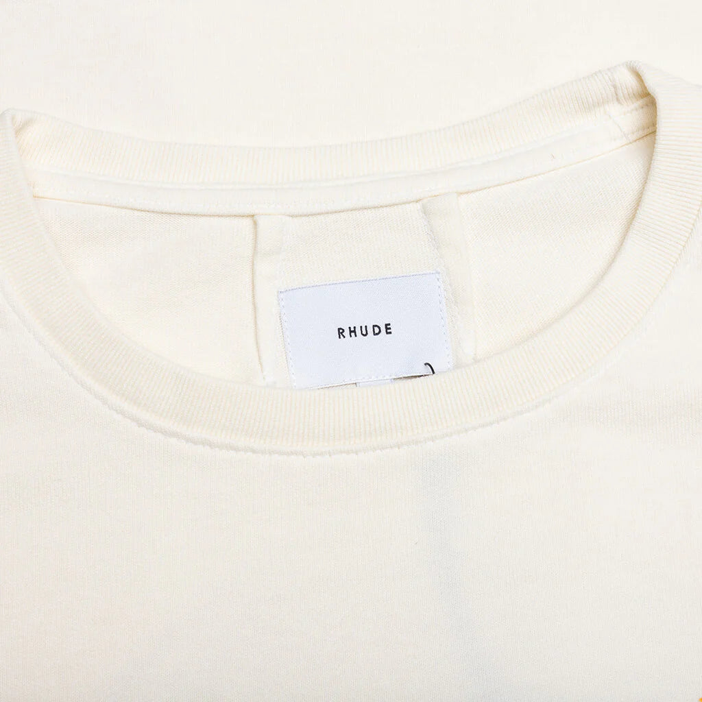 Rhude Tabaco Tee Vintage White