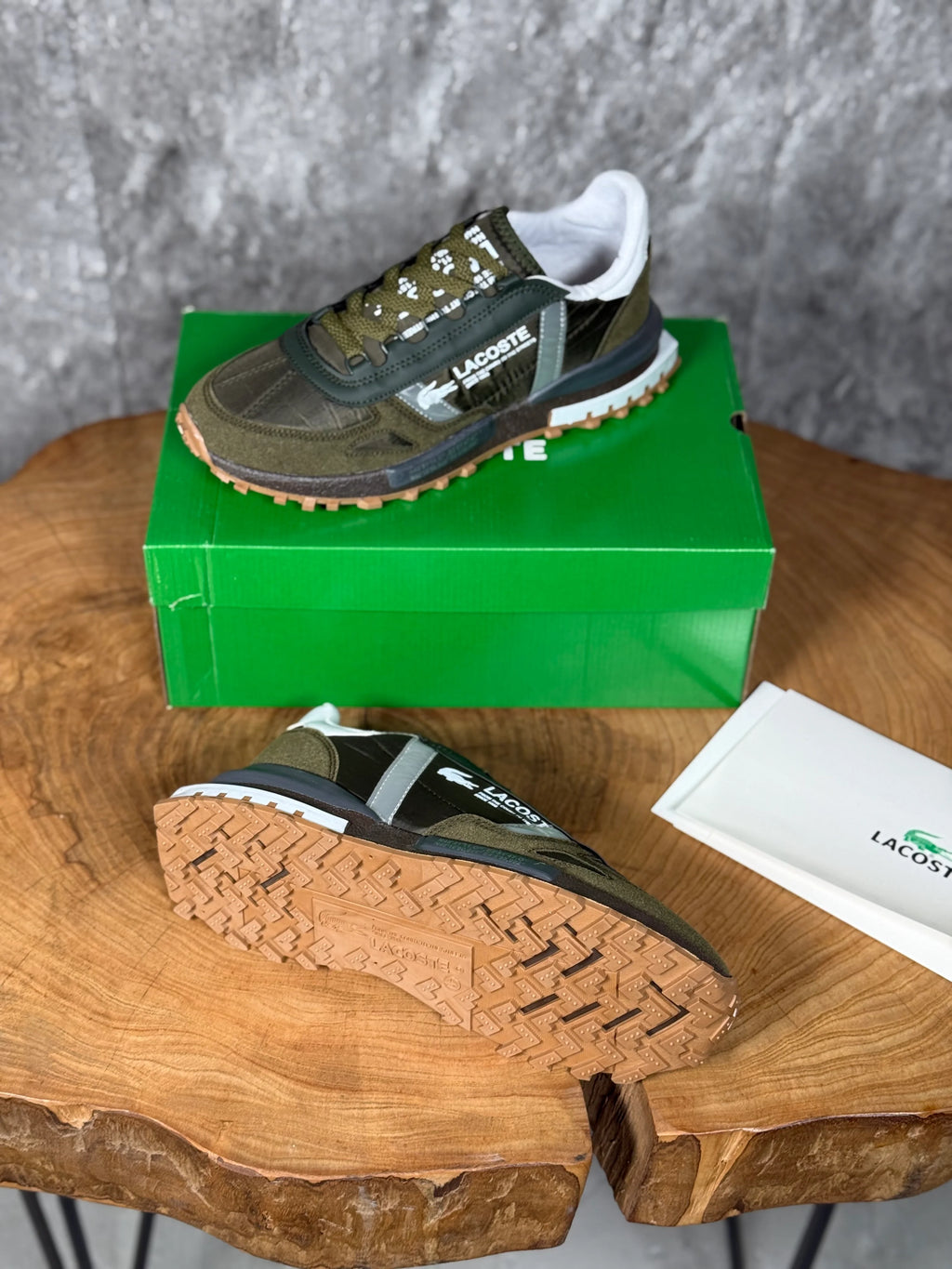 LACOSTE BEYAZ MAVİ TABANLI