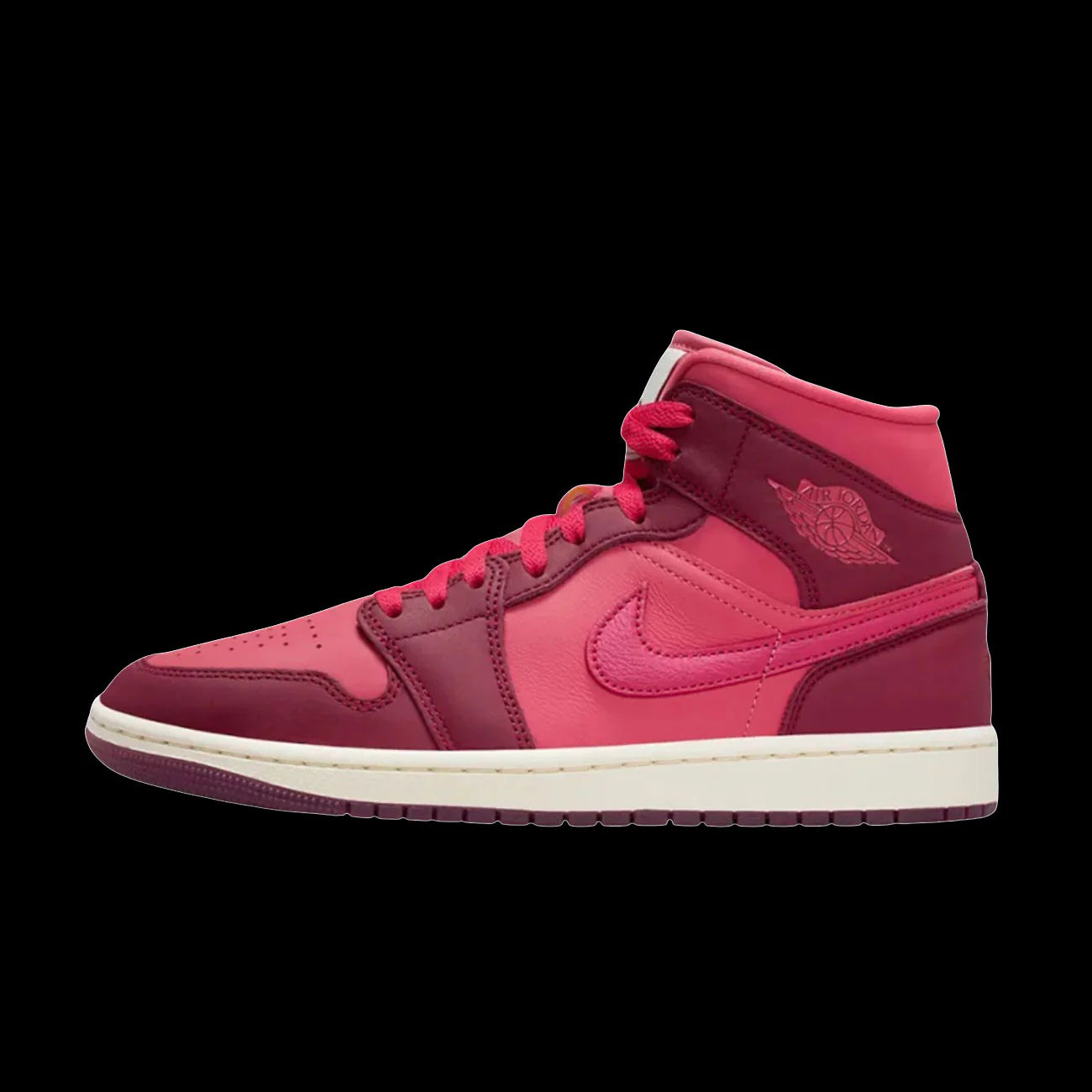 WMNS Air Jordan 1 Mid SE Team Red Sierra Red Pueblo Red