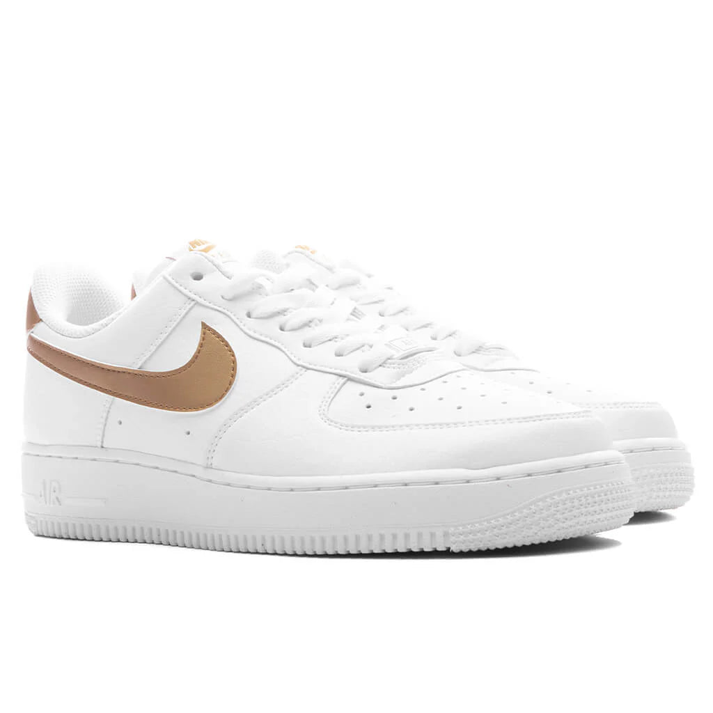 Womens Air Force 1 07 Next Nature White Metallic Gold