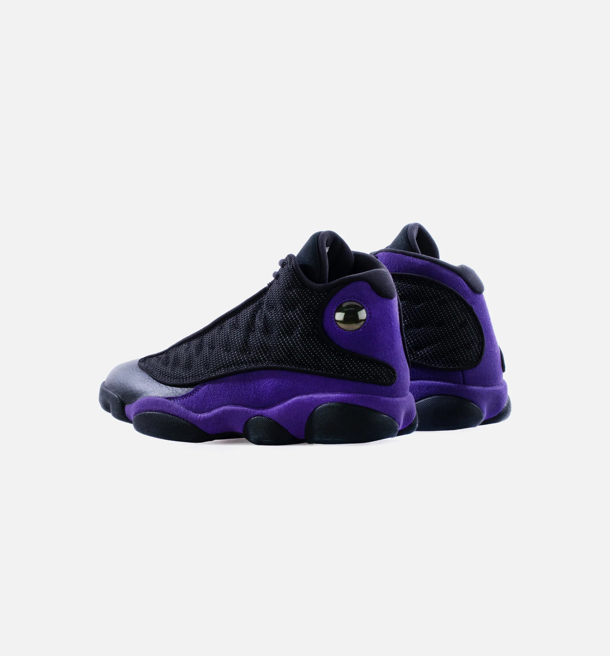 Air Jordan 13 Retro Court Purple Mens Lifestyle Shoe Black White Court Purple Free Shipping