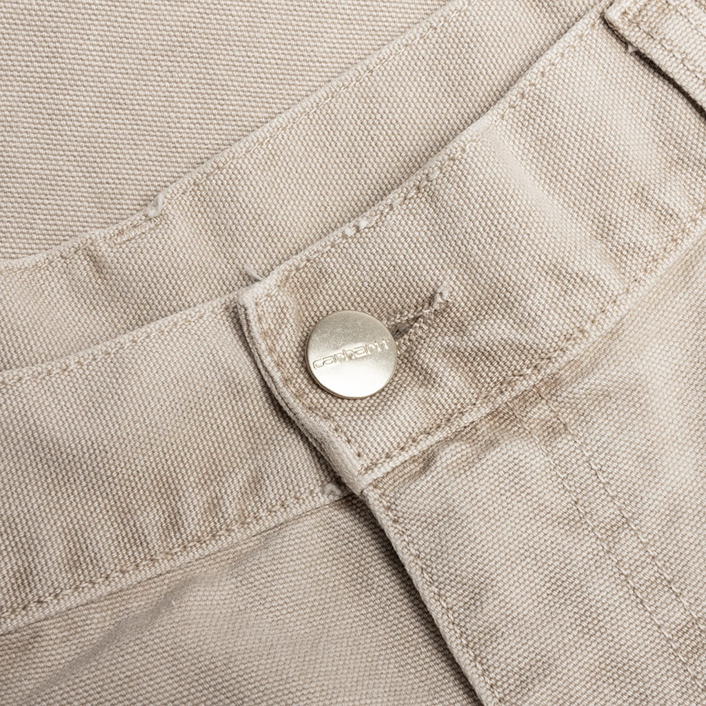 Double Knee Pant Faded Dusty Brown