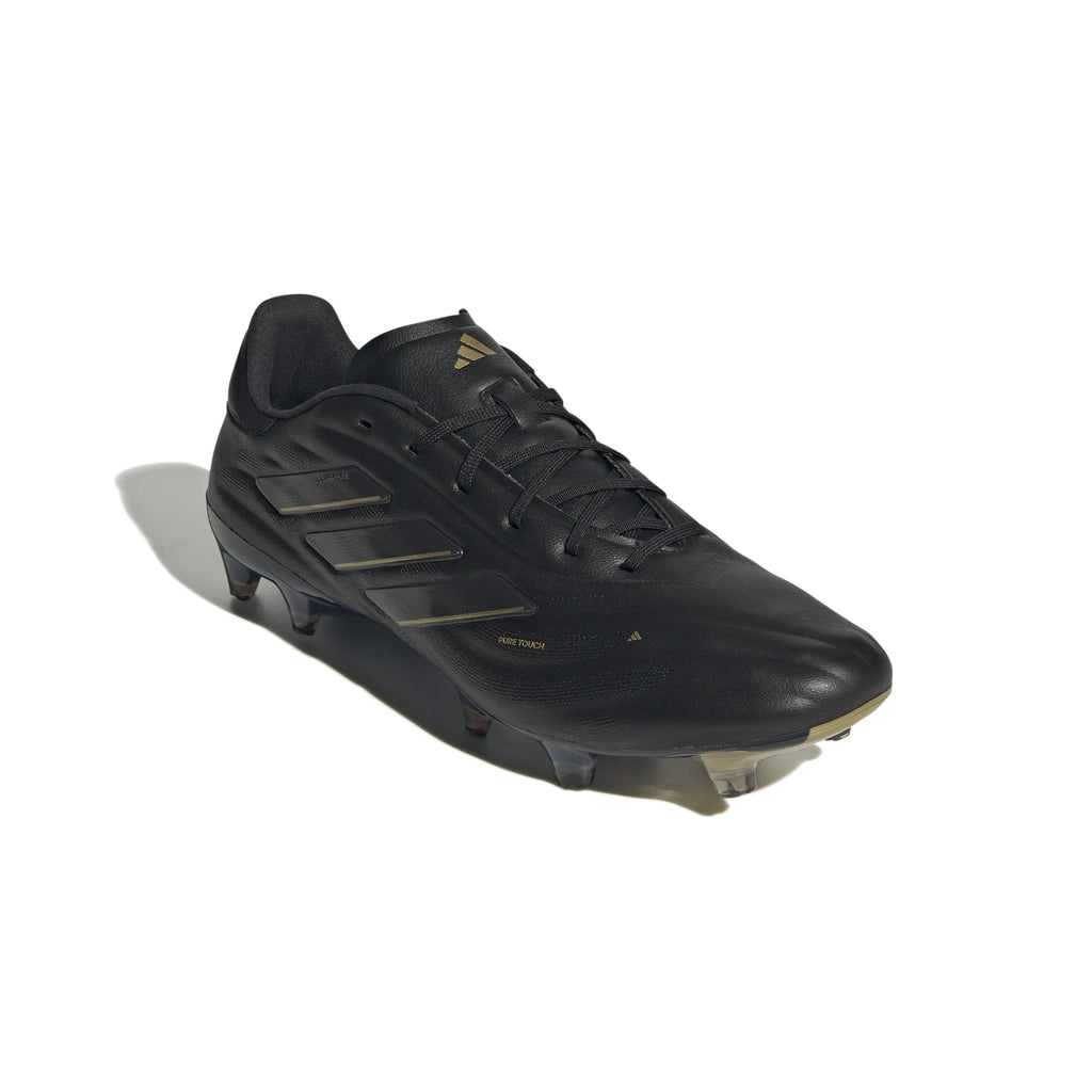 adidas Copa Pure 2 Elite FG Firm Ground Soccer Cleats Black Carbon Gold Metallic