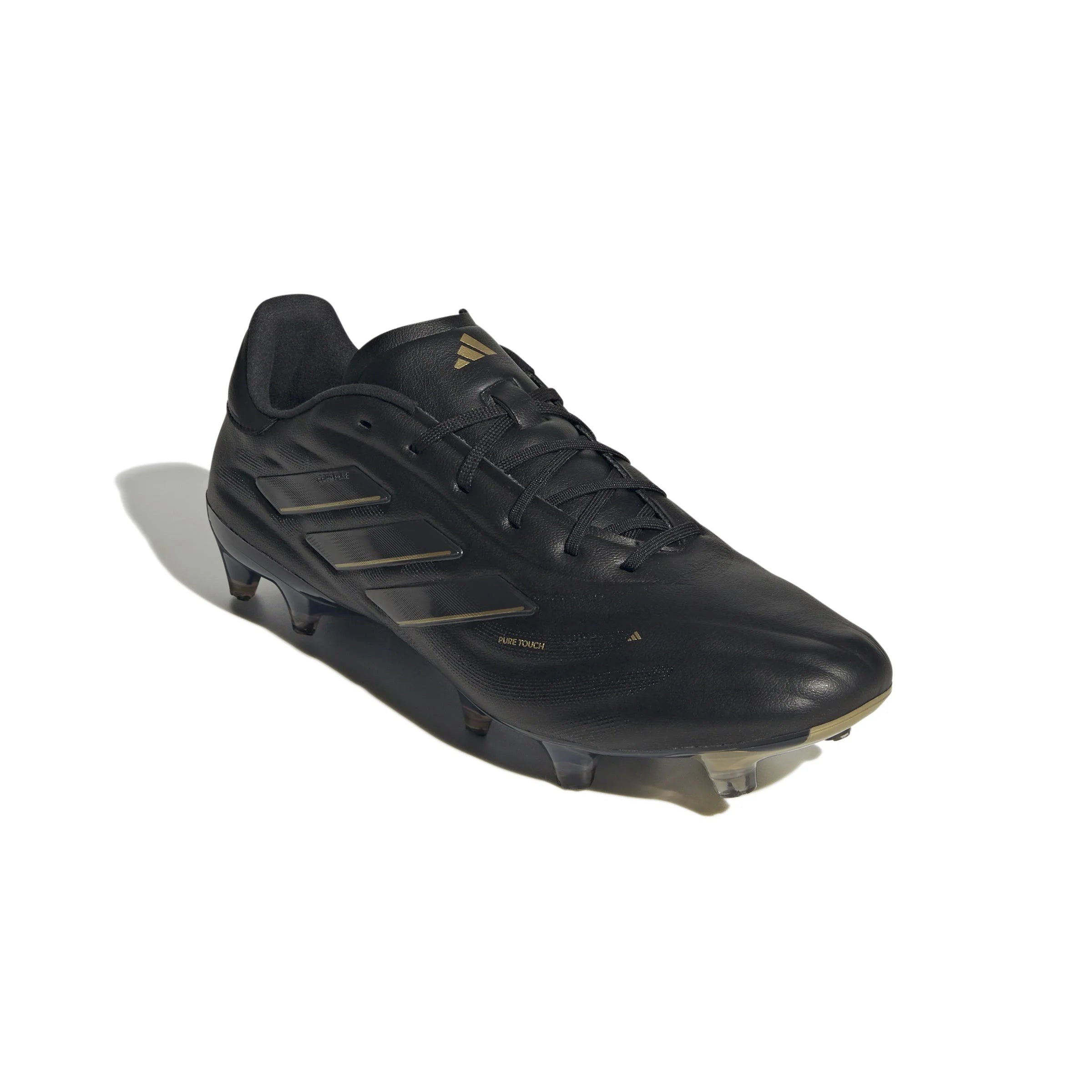 adidas Copa Pure 2 Elite FG Firm Ground Soccer Cleats Black Carbon Gold Metallic