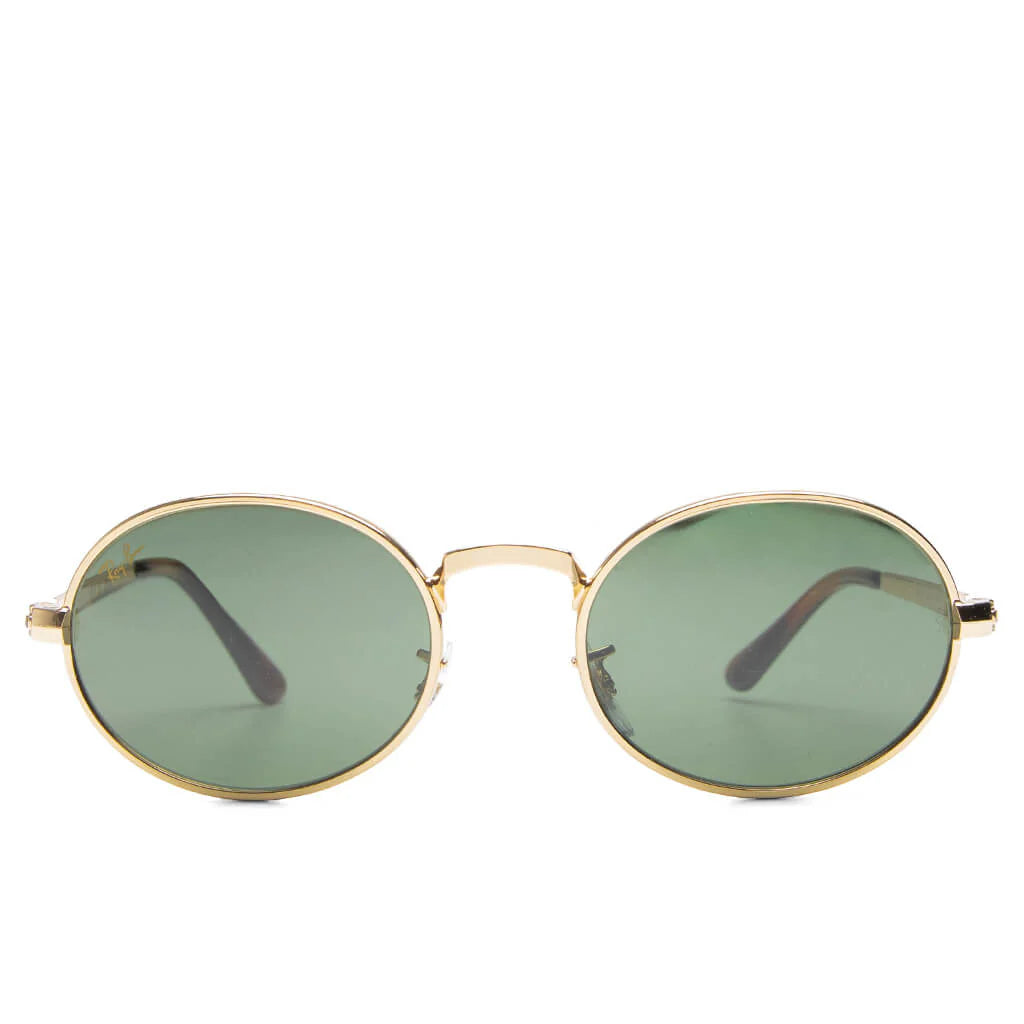 Ray Ban x AAP Rocky Bold Metals Oval Arista Green