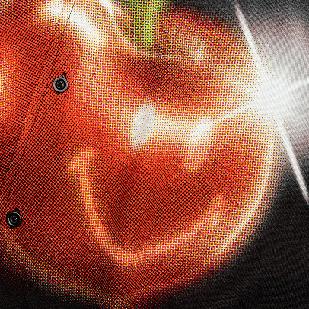 Smiley Cherries S S Button Up Black