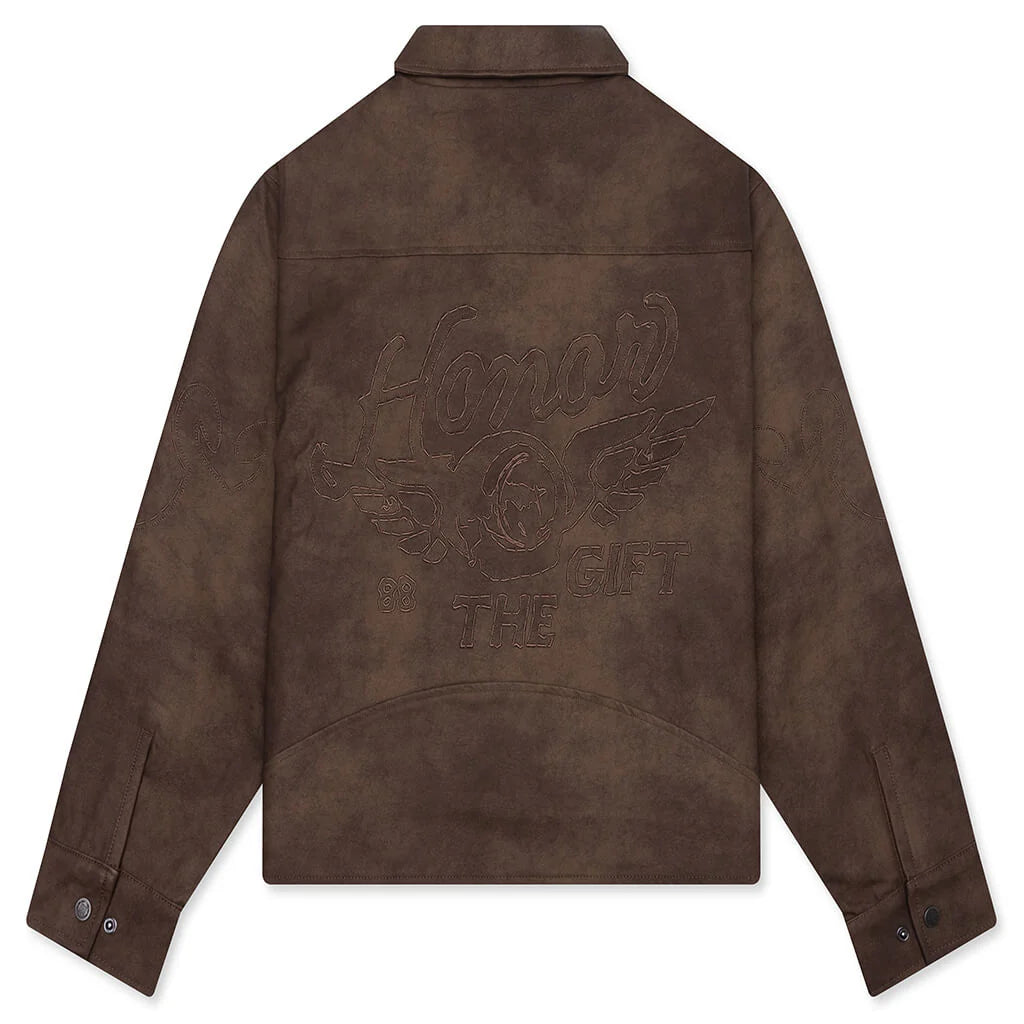 Aged Jacket Brown