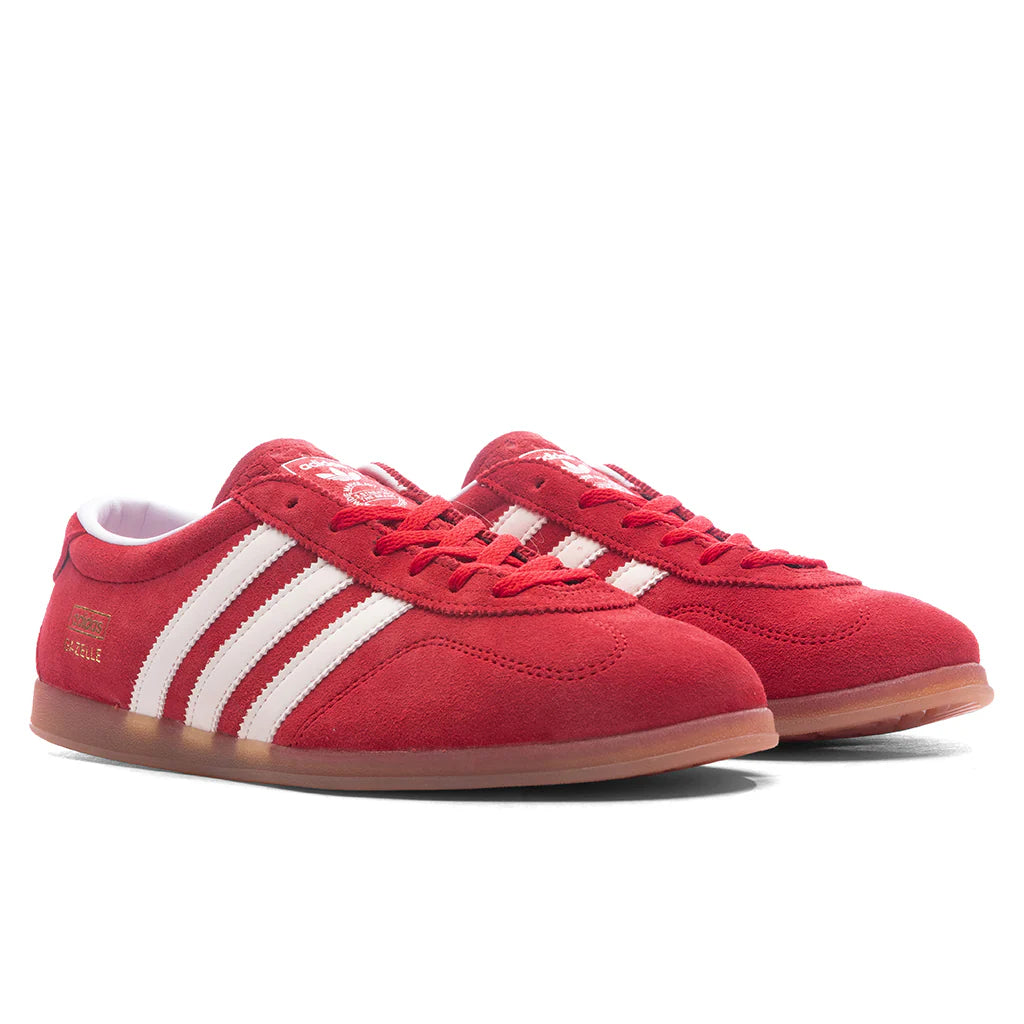 Womens Gazelle Low Pro Better Scarlet Cloud White Gum