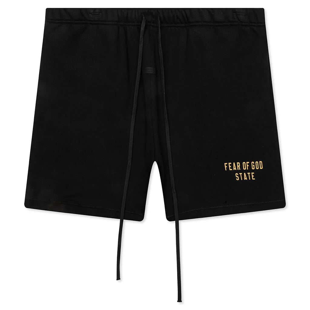 Fleece Soccer Short Black