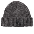 Hand Off Lurex Beanie Magenta Black