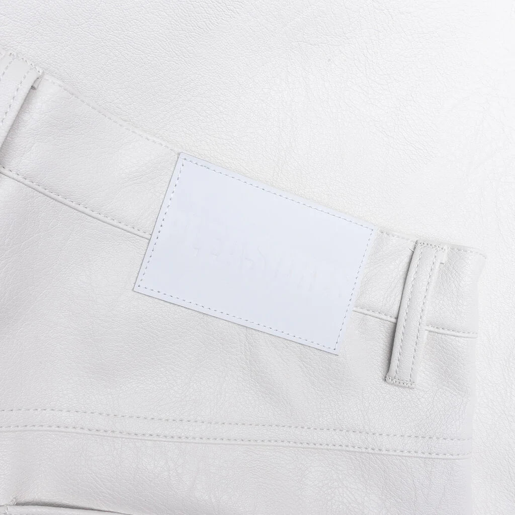 Plaster Baggy Shorts White