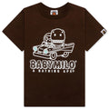 Kids Milo Dinosaurs Reflector Print Tee Brown