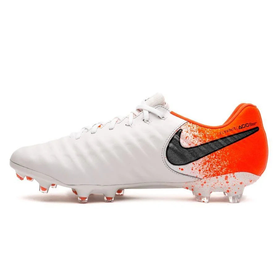 Nike Legend 7 Elite FG Firm Ground Soccer Cleats White Black Crimson