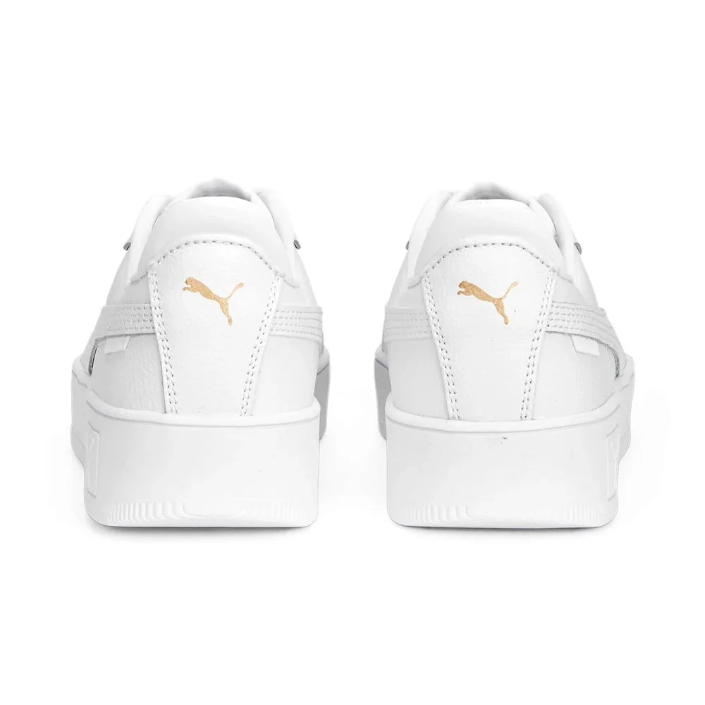 PUMA Carina Street Womens Sneaker White Gold