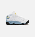 Air Jordan 13 Retro Blue Grey Infant Toddler Lifestyle Shoe White Yellow Ochre Blue Grey Black