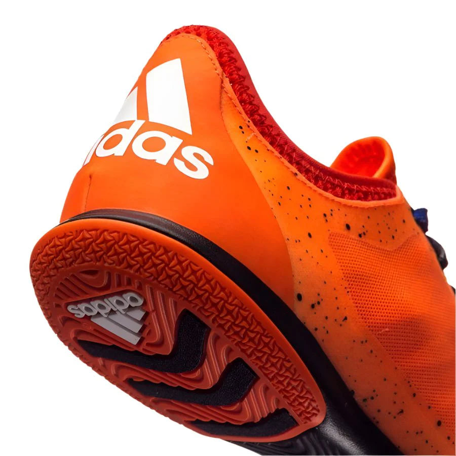 adidas X 151 Court Indoor Soccer Shoes Solar Orange White Black